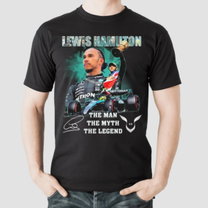 Lewis Hamilton The Man The Myth The Legend Signatures Shirt