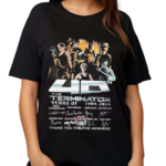 The Terminator 40 Years Of 1984 2024 Signature Thank You For The Memories Shirt