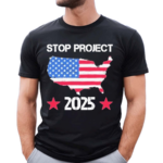 Stop Project 2025 American Flag Vintage Shirt