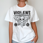 Violent Soho Blazin Skull Shirt