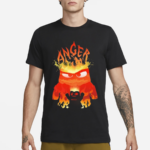 Anger Fire Movie Characters Shirt