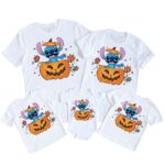 Stitch Pumkin Halloween Matching Group Shirt