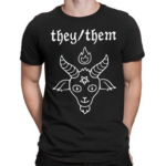 They Them Baphomet Pronouns Shirt