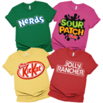 Halloween Candy Group Shirt, Family Halloween Costume Shirts, Chocolate Group Halloween Costumes Shirt, Matching Family Shirt