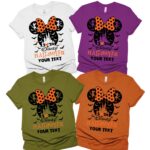 Minnie Custom Halloween Party 2024 Group Matching Shirt