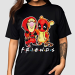 Winnie The Pooh Tigger And Deadpool Friends Disney Fan Shirt