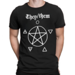 They Them Pentacle Elemental Pronoun Shirt