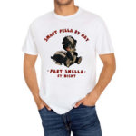 Smart Fella By Day Fart Smella By Night Skunk Shirt