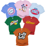 Halloween Candy Group Shirt, Family Halloween Costume Shirts, Chocolate Group Halloween Costumes Shirt, Matching Family Shirt