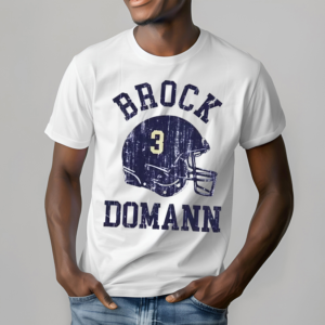 Brock Domann Dresden Helmet Font Shirt