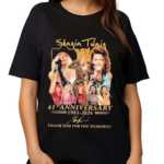 Shania Twain 41st Anniversary 1983 2024 Signature Thank You For The Memories Shirt