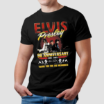 Elvis Presley 90th Anniversary 1935-2025 Thank You For The Memories Signature TShirt