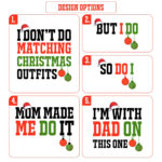 Personalized But I Do So Do I Mom Made Do It I Do Not Do Matching Christmas Outfits Family Matching Shirt