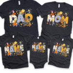 Winnie The Pooh And Friends Halloween Birthday Matching Shirt