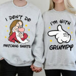 Custom Grumpy I Do Not Do Matching Shirts I Am With Grumpy Couples Matching Group Shirt