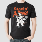 Opossum Dancing Stayin Alive Art Shirt