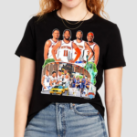 Villanova Knicks Mikal Bridges Jalen Brunson Josh Hart Donte Divincenzo Graphic Shirt