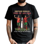 Cristiano Ronaldo End Of An Era June 12 2004 July 5 2024 Thank You For The Memories Signature Shirt