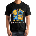 Winnie The Pooh Friends And Stitch Fan Shirt