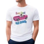 Live Fast Eat Trash Possum And Raccoon Shirt