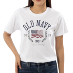 Old Navy 2024 30Th Anniversary American Flag Shirt