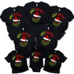 Custom Merry Grinchmas Family Matching Christmas Shirt