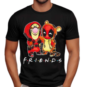 Winnie The Pooh Tigger And Deadpool Best Friends Disney Fan Shirt