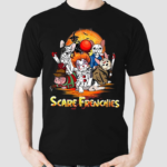 Scare Frenchies Horror Characters Movies Halloween Shirt