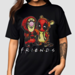 Winnie The Pooh Tigger And Deadpool Friends Disney Fan 2024 Shirt