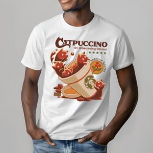 Cappuccino And Cats Catpuccino An Ameowzing Flavour Shirt