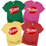 Fritos Snack Food Logo Brand Shirt, Costumes Halloween Shirt, Halloween Matching Shirt, Halloween Costume For Family Group Shirt