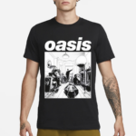 Oasis Definitely Maybe 2024 Black Shirt