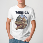 Theodore Roosevelt Allosaurus TRex Merica Shirt