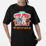 Horror Movie Characters Papa Johns Pizza You Can’t Sit With Us Halloween 2024 Shirt