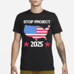 Stop Project 2025 American Flag Vintage Shirt