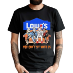 Horror Movie Characters Lowe’s You Can’t Sit With Us Halloween 2024 Shirt