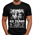 Motley Crue 43rd Anniversary 1981-2024 Thank You For The Memories Shirt