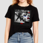 The Man Shooting The Police Car 666 Shirt