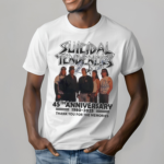 Suicidal Tendencies 45th Anniversary 1980 2025 Thank You For The Memories Signatures shirt