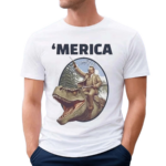 Theodore Roosevelt Allosaurus T Rex Merica Shirt