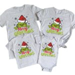 Merry Grinchmas Family Matching Christmas Shirt