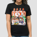 Villanova Knicks Mikal Bridges Jalen Brunson Josh Hart Donte Divincenzo Graphic Shirt