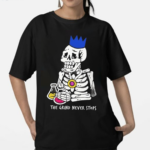 The Grind Never Stops Skeleton Shirt