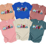 Custom Name Alice In Wonderland Matching Birthday For Friends Shirt