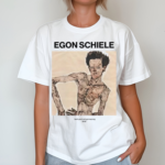 Egon Schiele Self Portrait Grimacing 1910 Shirt