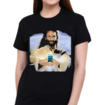 Jesus Holding Cigs Newport Shirt