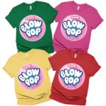 Blow Pops Candy Shirt, Halloween Candy Group Shirt, Family Halloween Costume Shirts, Chocolate Group Halloween Costumes Shirt