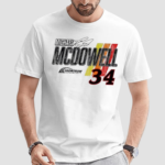 Michael McDowell 34 Front Row Motorsports Signature Shirt