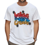 Ryan Clark Wearing Believe Imagine Create Shirt