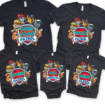 Custom Family Patrol Matching Birthday Shirts For Friends, Family Matching Birthday Shirt